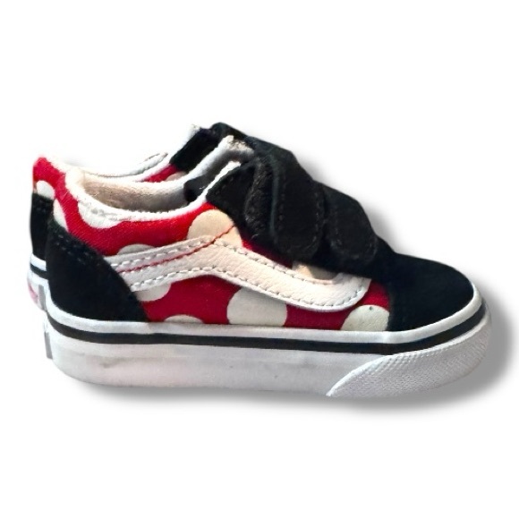 Toddler Minnie Mouse Polkadot Old Skool Vans - Picture 3 of 8